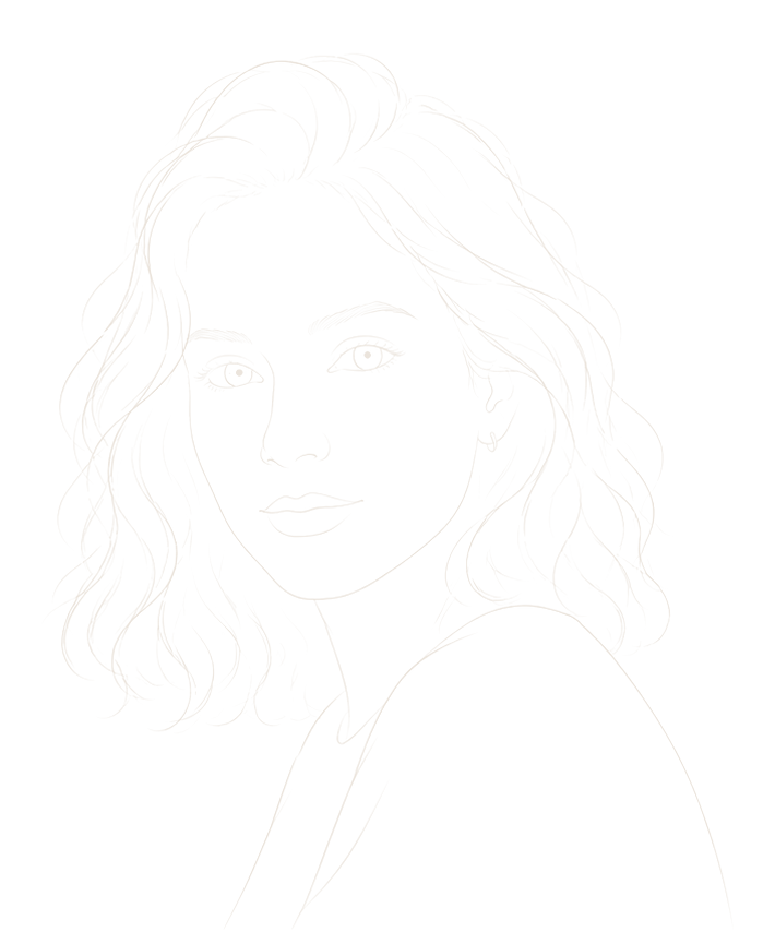 Silhouette portrait